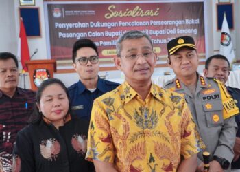 Pj Bupati Hadiri Sosialisasi Dukungan Pencalonan Balon Bupati dan Wabup Deli Serdang