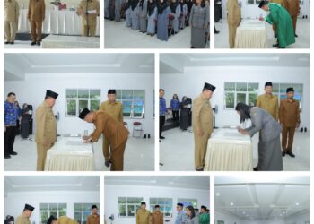 43 Kepala UPTD dilantik Asisten Administrasi Umum Pemerintah Kabupaten Asahan