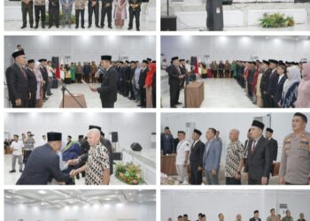 Ketua KPU Asahan Lantik Anggota PPK se-Kabupaten Asahan 