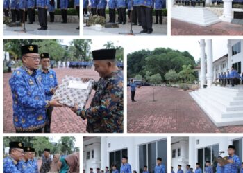 Peringatan HARKITNAS Ke 116 Sekda Kabupaten Asahan Pimpin Upacara