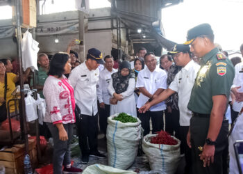 Pj Bupati Deli Serdang Monitoring Harga Bahan Pokok di Pasar MMTC