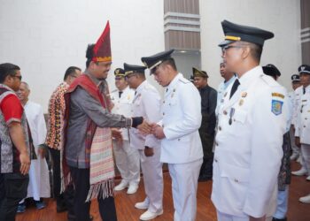 Bobby Nasution Lantik 129 Pejabat Manajerial dan Fungsional di Lingkungan Pemko Medan