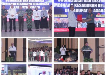 Bupati Asahan Hadiri Sosialisasi dan Diseminasi Pembinaan Kesadaran Bela Negara