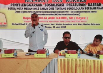 Sosialisasi Perda No 6/2015, H.Mulia Asri Rambe : Buang Sampah Sembarangan Bisa Rugikan Diri Sendiri