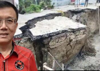 Galian Drainase di Jalan Sampali Longsor, Ketua DPRD Medan Minta Kontraktor Profesional Bekerja