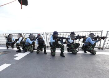Menuju Kota Kinabalu, Satgas Latma Malindo jaya 27AB/24 Mantapkan Latihan dan Drill Internal
