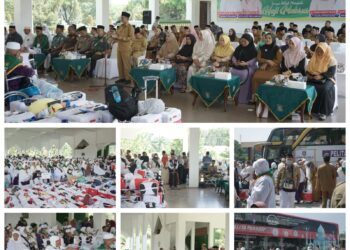 Bupati Asahan Sambut Kepulangan Jamaah Haji Kabupaten Asahan Kloter 01