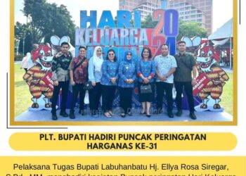 Plt Bupati Labuhanbatu Hj Ellya Rosa Siregar Hadiri Puncak Peringatan HARGANAS Ke 31 di Semarang 