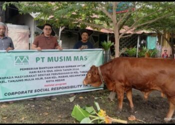 Rayakan Idul Adha 1145 H, PT Musim Mas Bagikan Hewan Qurban di Lingkungan Operasional Perusahaan   
