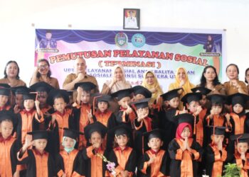 UPTD Pelayanan Sosial Anak Balita Medan Lepas 40 PPKS Periode 2023-2024