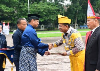 Upacara HUT ke-78 Kabupaten Deli Serdang, Pj Bupati: Melangkah Menuju Kejayaan Deli Serdang