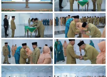 Bupati Asahan Lantik 6 Pejabat Pimpinan Tinggi Pratama