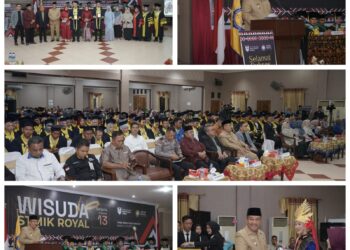 Hadiri Wisuda Sarjana Angkatan-13 STMIK Royal Kisaran, Ini Pesan Wakil Bupati Asahan 