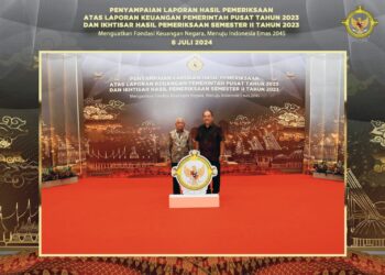 Bupati dan Wakil Bupati Asahan Hadiri Penyampaian LHP LKPP dan IHPS II Tahun 2023