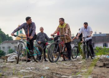 Tinjau Progres Revitalisasi Taman Cadika, Bobby Nasution : Ini Untuk Masyarakat, Non APBD