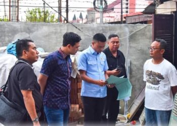 Komisi IV DPRD Medan Lakukan Kunjungan Lapangan Kesejumlah Bangunan Diduga Belum Miliki PBG