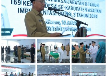 Bupati Asahan Kukuhkan Masa Jabatan 8 Tahun Kepala Desa