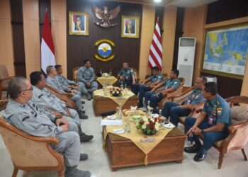 Pangkoarmada II Terima Kunjungan Direktur Kebijakan Bakamla RI