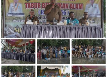 Wakil Bupati Asahan Tabur Benih Ikan Di Kecamatan Teluk Dalam