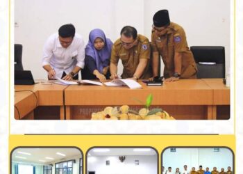 Sekdakab Labuhanbatu  Tanda Tangani Surat Serah Kelola SPAM IKK
