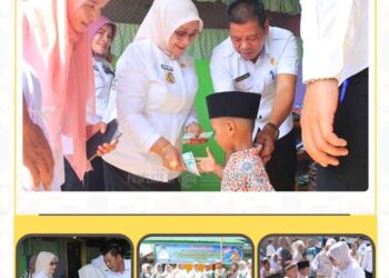 Hari Anak Nasional Plt Bupati Labuhanbatu Hj Ellya Rosa Siregar Serahkan KIA bagi Murid TK ABBA