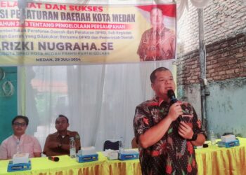 Sosialisasi Perda No.6 Tahun 2015, Rizki Nugraha Ajak Konstituen Tidak Buang Sampah Sembarangan