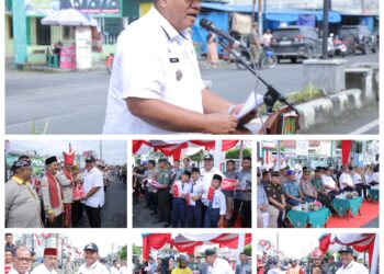 Sambut HUT RI ke -79, Pemkab Asahan Bagikan 5.250 Bendera Merah Putih kepada Warga 