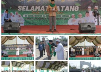Bupati Asahan Hadiri Penyambutan Santri/Santriwati di Yayasan Nurul Ikhwan Islamic Boarding School