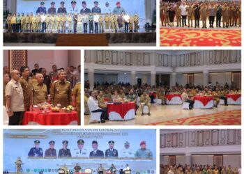 Bupati Asahan Hadiri Pencanangan Gerakan Pembangunan Serentak se-Sumut 