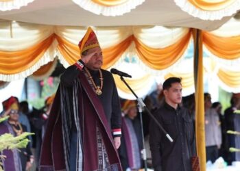 Bupati Franc Bernhard Tumanggor Pimpin Upacara HUT Kabupaten Pakpak Bharat Ke-21 Tahun 2024