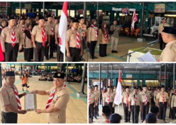 Pelantikan dan Pengukuhan Majelis Pembimbing Ranting dan Pengurus Kwartir Ranting Gerakan Pramuka Binjai Kota