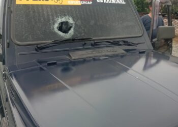 Gawat!! Mobil Wartawan Dilempar Batu Saat Lakukan Investigasi , Kapolda Sumut Diminta Tangkap Pelaku 