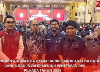 KPU Sumut Hadiri Rakor Analisa Data Ganda dan Invalid Menuju Penetapan DPS Pilkada 2024 di Yogyakarta