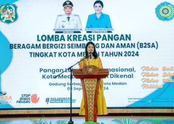 Wujudkan Ketahanan Pangan Berkelanjutan, Kahiyang Ayu Luncurkan Aplikasi Manajemen Konsumsi Pangan
