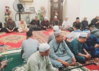 Ratusan Masyarakat Hadiri Tahlilan Malam ke 7 Almarhum H.Manahan Lubis