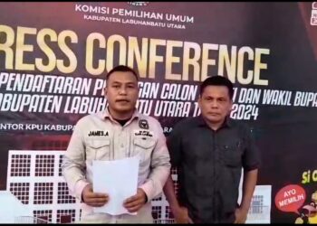 Lagi, Rizal – Darno Gagal Tarung di Pilkada, Ini Kata KPU Labura