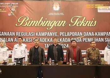 KPU Sumut Gelar Bimtek Pelaksanaan Regulasi Kampanye Pemilihan Serentak Tahun 2024