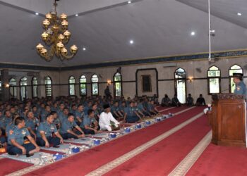 Peringati Maulid Nabi Muhammad SAW 1446 H, Momentum Introspeksi Diri Bagi Prajurit Koarmada II