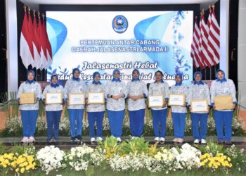Perkuat Tali Persaudaran dan Solidaritas, Ketua Daerah Jalasenastri Armada II Hadiri Pertemuan Antar Cabang