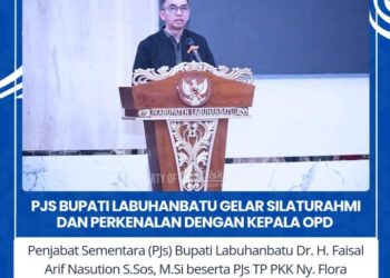 Pjs Bupati Labuhanbatu Dr H Faisal adakan Malam Silaturahmi dan Perkenalan