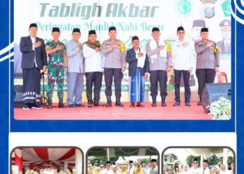 Kapoldasu Irjen Pol Whisnu Hermawan Februanto Hadiri Peringatan Maulid Nabi Muhammad SAW 1446 H Di Rantauprapat
