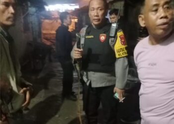 Kasat Samapta Polres Pelabuhan Belawan AKP Asrul Rambe Respon Cepat Tawuran di Bagan Deli