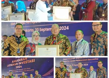 Pemerintah Kabupaten Asahan Raih Penghargaan Nominasi Anugerah Layanan Investasi 2024