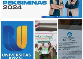 Universitas Royal a/n STMIK Royal Kisaran Raih Juara 3 Tingkat Nasional Pada Peksiminas XVII Tahun 2024
