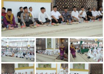Wakil Bupati Asahan Hadiri Gelar Tablig Akbar Colling Sistem Pilkada Damai Yang Diselenggarakan Oleh Polres Asahan