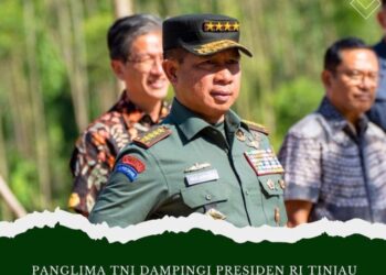 Panglima TNI Dampingi Presiden RI Tinjau Kawasan Wanagama Nusantara dan Resmikan Proyek Progresif di IKN