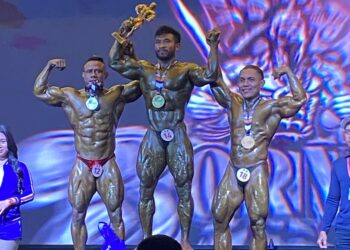 Prajurit Koarmada II Raih Medali Emas dan Perak Kejuaraan Mr Borneo Bodybuilding & Physique Open Championship 2024