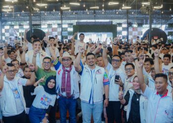 Hadir di Apel Akbar Projo Muda Sumut, Bobby Nasution : Tularkan Energi Wujudkan Indonesia Emas 2045