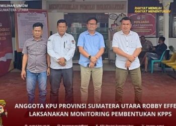 KPU Sumut Monitoring Pembentukan KPPS di Tiga Kabupaten/Kota