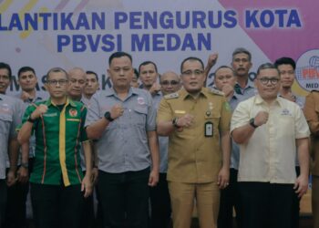 Plt Wali Kota Medan Harap Kepengurusan PBVSI Dapat Geliatkan Olahraga Voli